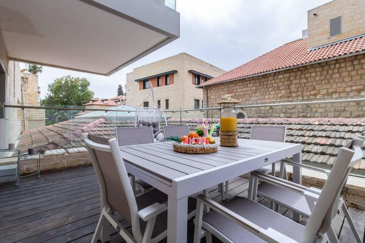 King David Residence Luxury 4 Bd/Pool/Gym/Parking Jeruzalém Exteriér fotografie