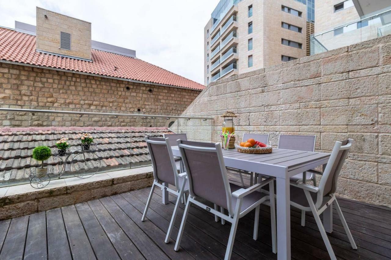 King David Residence Luxury 4 Bd/Pool/Gym/Parking Jeruzalém Exteriér fotografie